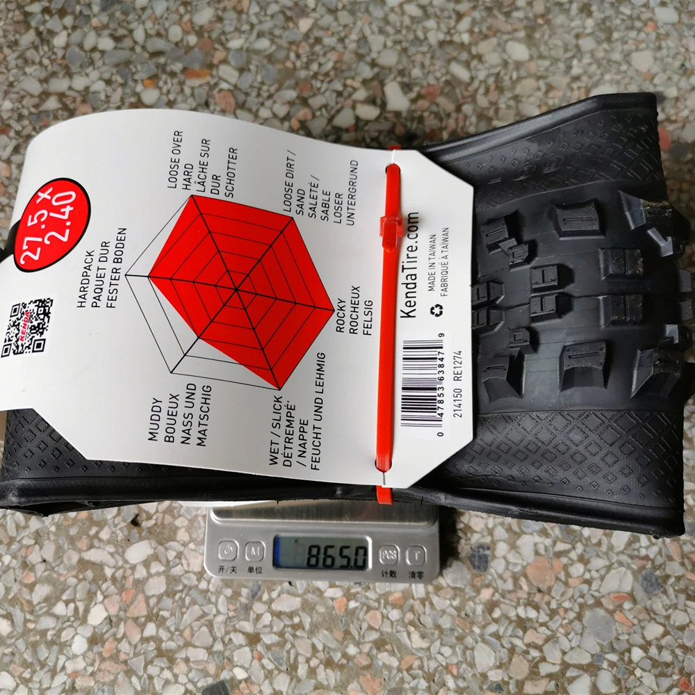 KENDA Сверхлегкие MTB Складные шины DH Горные шины 120 TPI 27,5/29*2,2/2,4