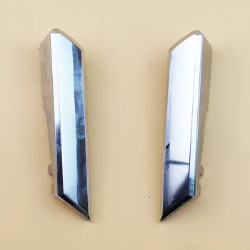 

LARBLL Car Styling Bumper Headlight Head Light Washer Nozzle Chrome Cover Cap Silver for Subaru Legacy Outback 2003-2009