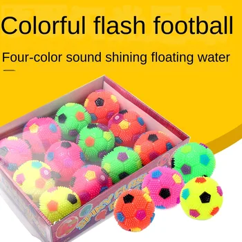 

Dog Toy Color Flash Anti-bite Molar Stretch Football Pet Training Sound Toy Pet Supplies