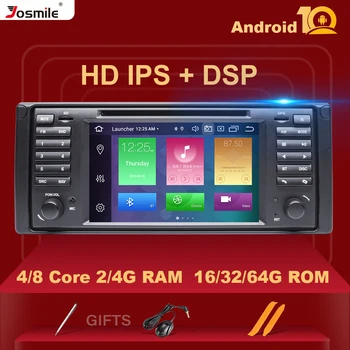 

IPS DSP Android 10 Car Radio DVD For BMW X5 E53 BMW E39 Multimedia GPS Navigation RDS DVR Wifi Rear camera 4GB RAM 64BG ROM SWC