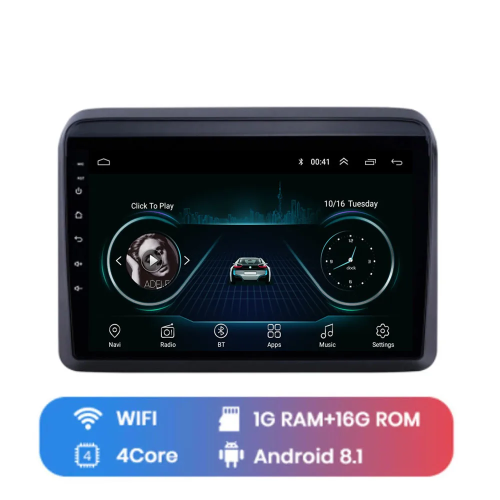 4G LTE Android 8,1 для SUZUKI Ertiga 2010 2011 2012 2013- Мультимедиа стерео автомобильный dvd-плеер навигация gps радио - Цвет: WIFI (1G 16G)