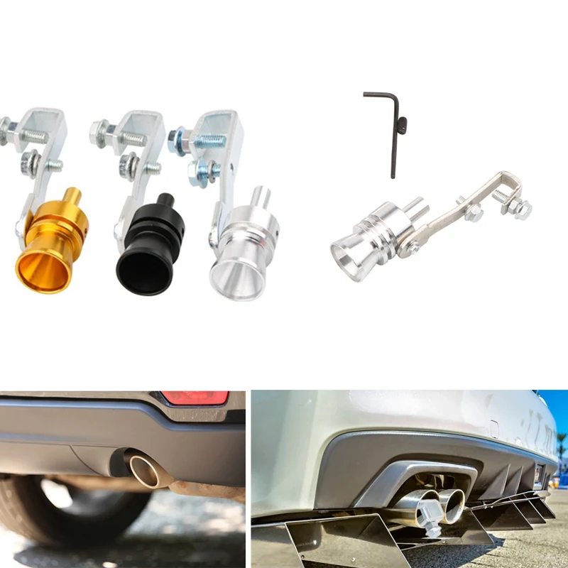 

Car Modified Exhaust Pipe Sounder Imitator Whistle Turbo Muffler Exhaust Pipe Oversized Maker Loud Sound Accessories