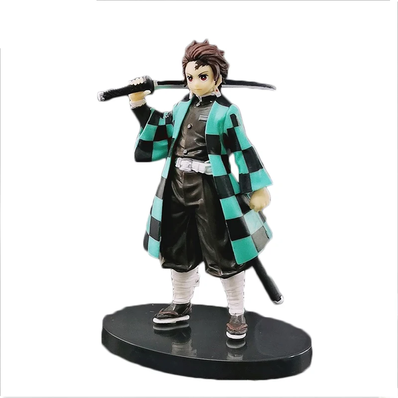 Японское аниме демон убийца Kimetsu no Yaiba Zenitsu Tanjirou Nezuk фигурка модель игрушки Аниме демон убийца фигурки