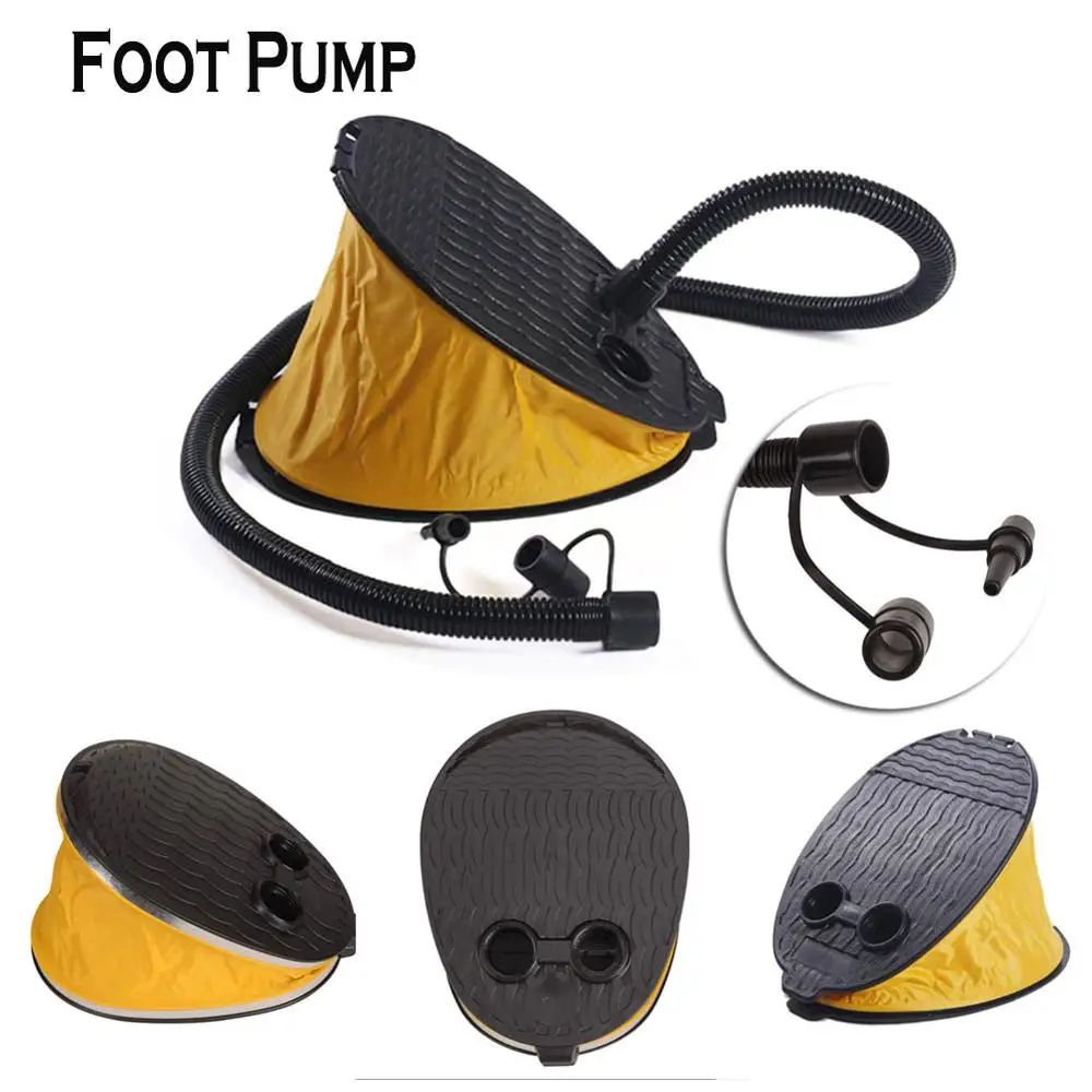 Fast Inflatable Bellows Type Foot Pump Inflation and Aspiration 2 in 1 Foot Pump