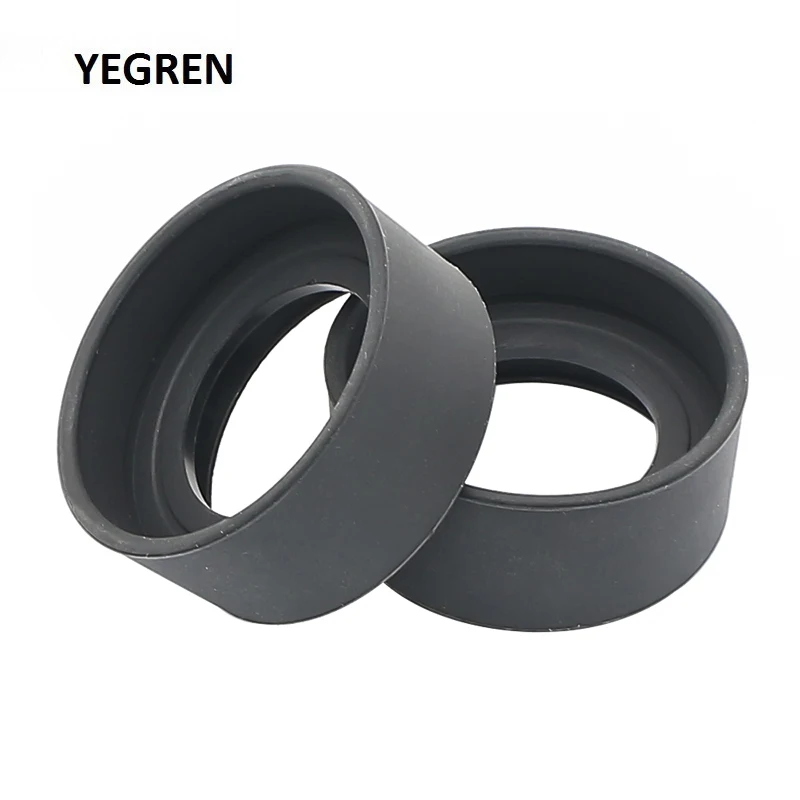 Eye Protector Cups Foldable Rubber for 34-38 mm Microscope Eyepiece Telescope