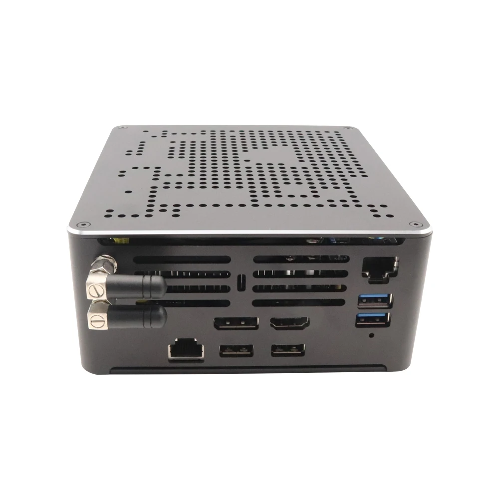 Gaming Desktop Computer Core i9 10980HK Xeon W-10885M E-2276M Mini Server PC 2*DDR4 2*NVME Dual Lan Office Design Computer