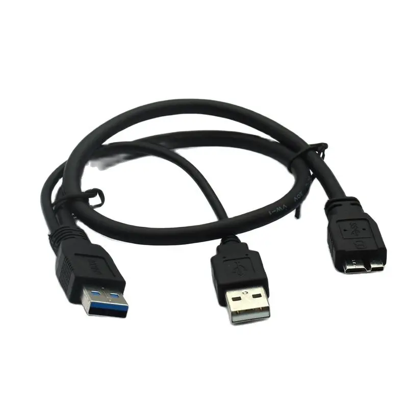 USB 3.0 Type A Male to Micro B Y Cable - 1M/0.5M Data Cord for External Mobile Hard Drive Description Image.This Product Can Be Found With The Tag Names Computer Cables Connecting, Computer Peripherals, PC Hardware Cables Adapters, Usb