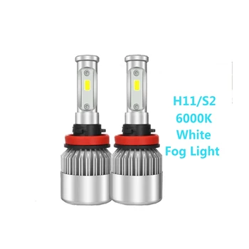 

H11 COB LED Headlight LowBeam Bulb For Toyota Camry Tundra Prius Highlander Car Headlight Car Front Light LED Light Bulb