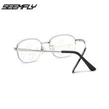 SEEMFLY lntelligent зум ближнего и дальнего двойного назначения мужские очки для чтения прогрессивные Мультифокальные женские анти-синий луч защиты