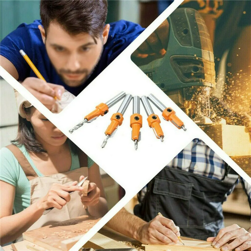 trituração bit 5 peças bits broca hexágono