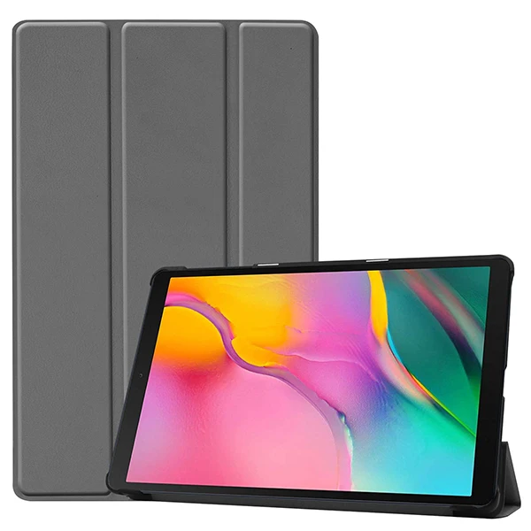 Умный чехол для samsung Galaxy Tab A SM-T510 SM-T515 T510 T515 чехол-подставка для планшета Tab A 10,1 '' чехол для планшета - Цвет: gray