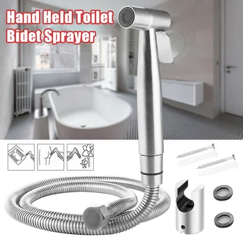 

Hand Held Toilet Bidet Sprayer Hose Kit Easy to Install Shower Head Hose Set DEC889