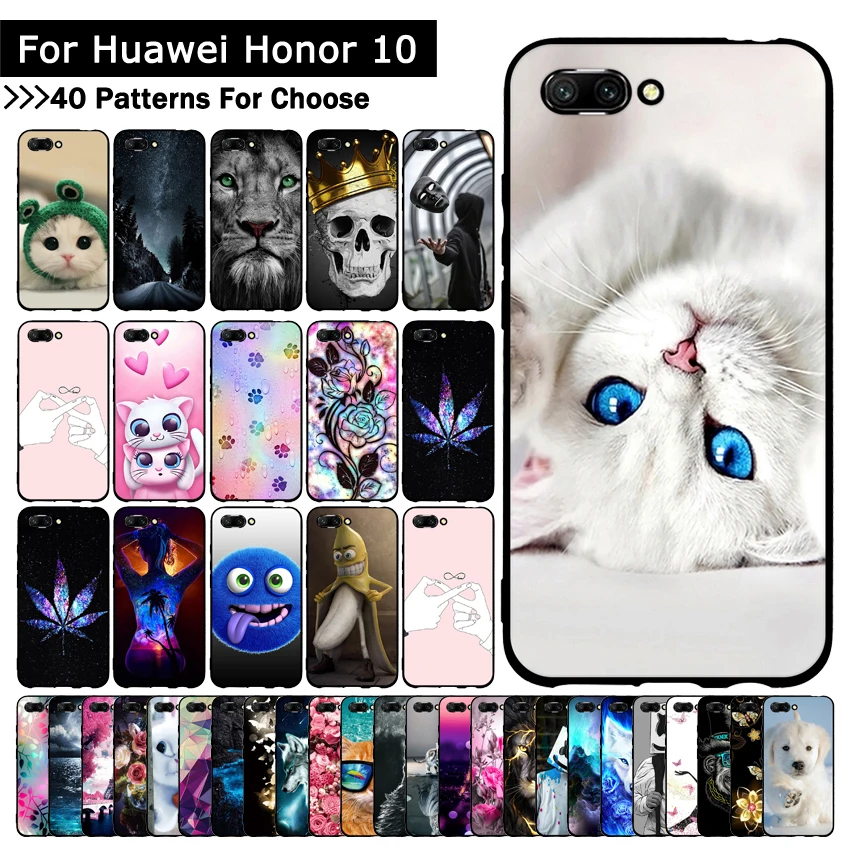 Роскошный чехол для Huawei Honor 10 Honor10 5 84 &quotКрасочные Мультяшные чехлы с принтом