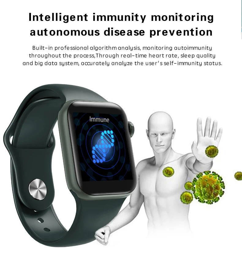 

Smart Bracelet Thermometer Body Temperature Measurement Health 5 in 1Heart Rate Smart Band Watch Waterproof Fitness Tracker New