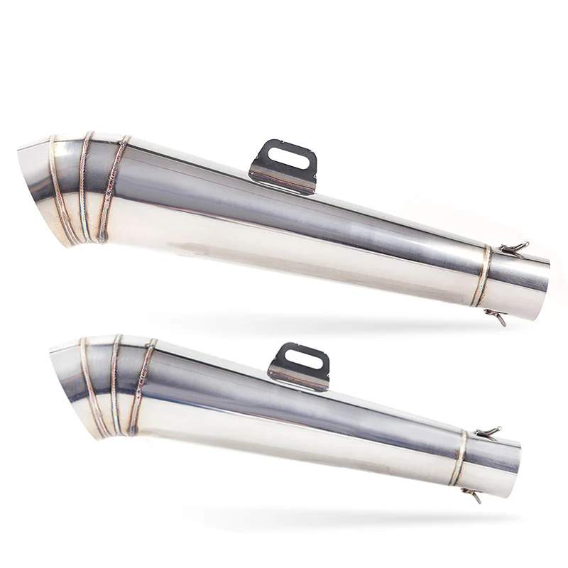 

35-51mm Universal Motorcycle Over akrapovic yoshimura Slip On Exhaust Full System Muffler Pipes Escapes DB Killer 150cc-1000cc