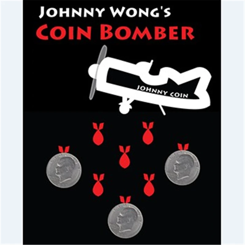 

Coin Bomber (Morgan Coin) By Johnny Wong Coin Magic Tricks Stage Magic Props Close Up Illusion Mentalism