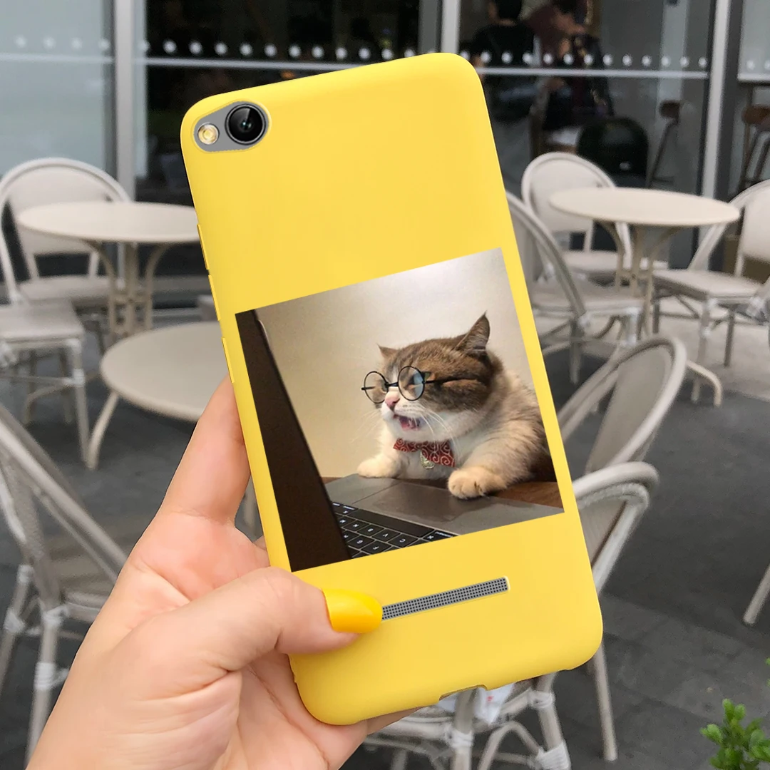 Lovely Cartoon Silicone Phone Case - Candy Color Soft Cover