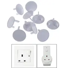 10 штук британской электрической розетки, штепсельная вилка, крышка для безопасности ребенка, британский стандарт защиты детей от электричества