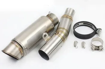 

Slip on R6 YZF-R6 stainless steel lossless middle section AR exhaust pipe tailpipe for motorcycle sports car