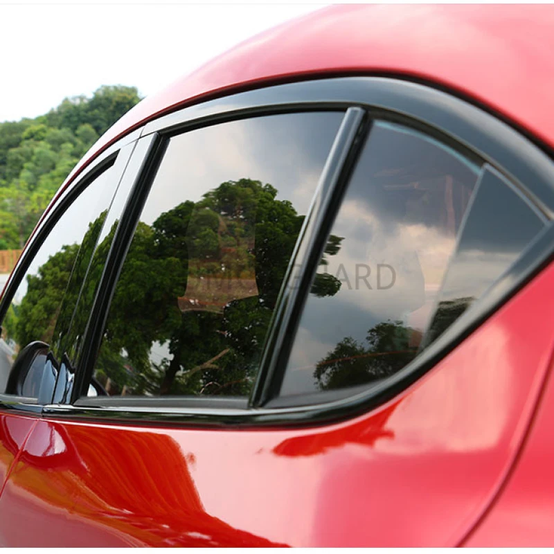 

For Mazda 3 Axela 2014 2015 2016 2017 2018 2019 Car Window Trim Strip Exterior Trim Strip Car Door and Window Frame Bright Strip