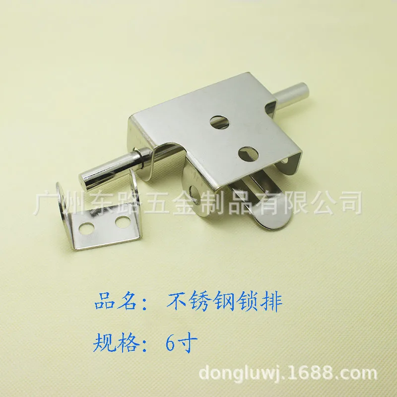 Stainless Steel Lock Brand Heavy Duty Anti-Theft Bolt And Padlock Horizontal Latch Bolt Latch Wooden Doors Iron Gate