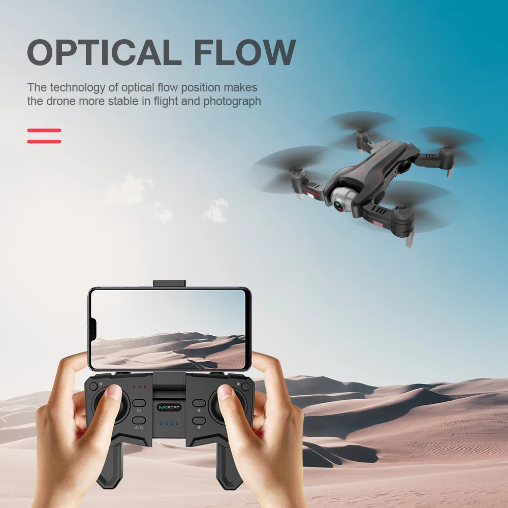 S20 2,4G Wifi FPV gps RC Дрон с камерой 4K 50X зум полет оптический поток позиционирования жестов Фото Видео RC Квадрокоптер RC игрушки