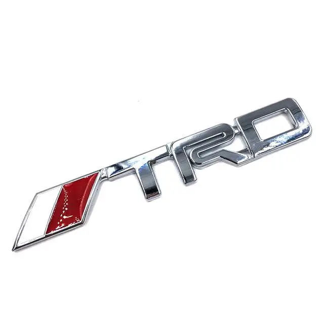 Silver HiMISS 3D TRD металлическая модификация маркировка спортивный логотип декоративные автомобильные наклейки Наклейка - Цвет: Silver