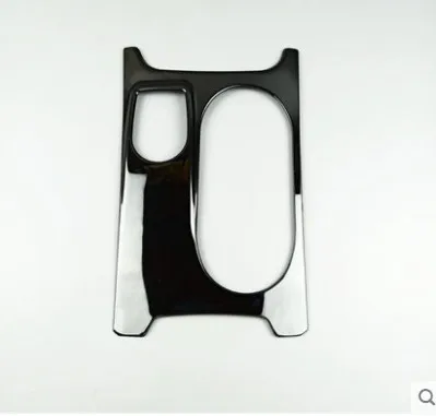 For Mercedes Benz A GLA CLA Class W176 X156 C117 stainless steel Texture Car Center Console Water Cup Holder Cover Trim - Название цвета: Черный