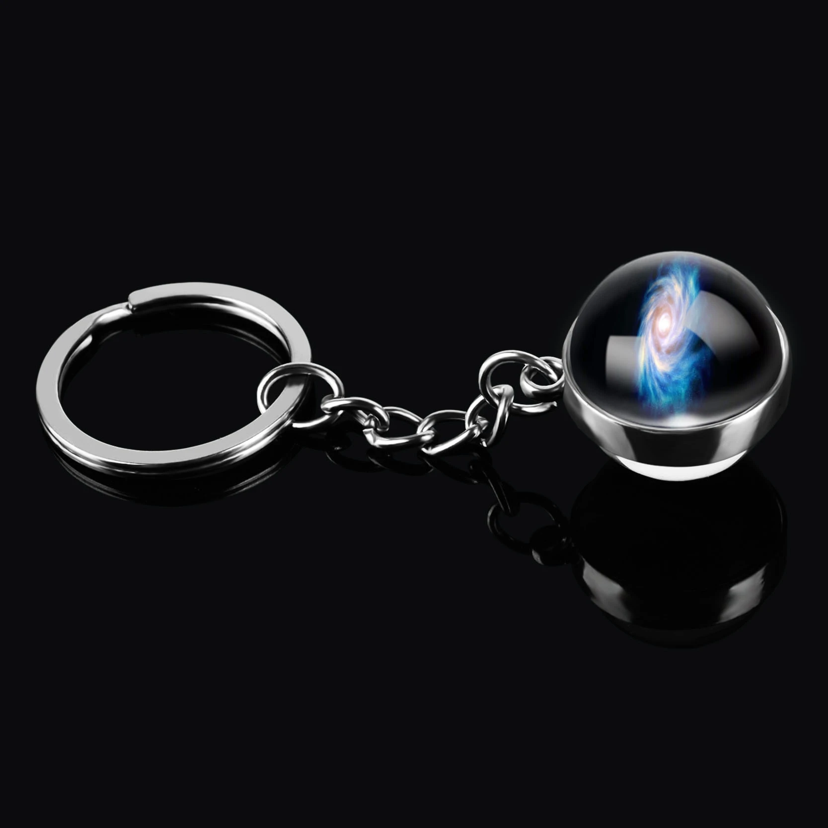 

Universe Black Hole Keychains For Bag Key Holder Charm Hanging Pendant Car Key Chains Key Ring Women Men Christmas Gift