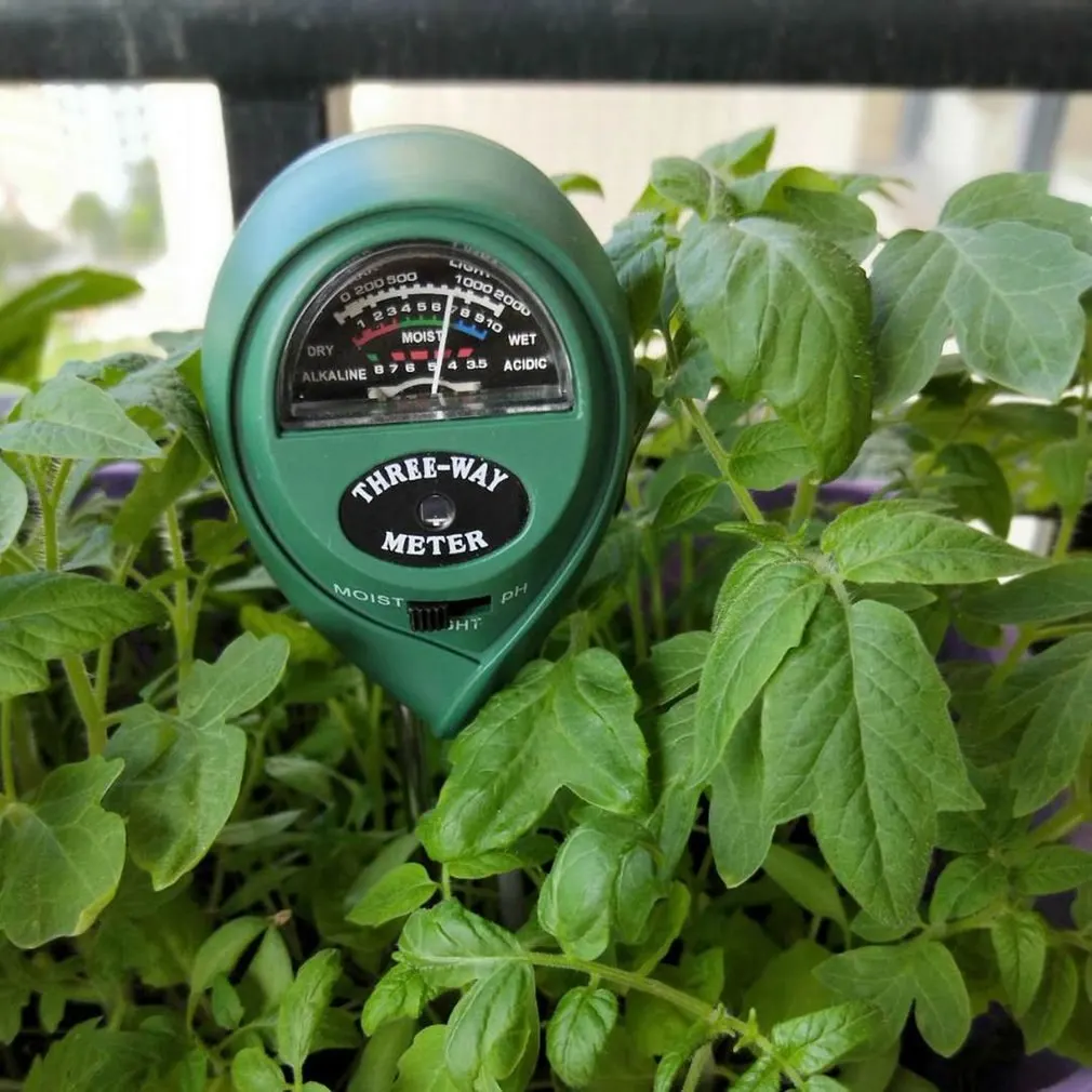 Многофункциональный гигрометр 3 в 1, измеритель влажности, светильник, измеритель PH, анализатор, указатель для садовых растений, цветов, почвы, распродажа