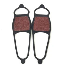 Silcone противоскользящие зажимы для обуви ледяные бутсы шипы Снежный захват Нескользящие скобы ледяные Захваты случайный цвет