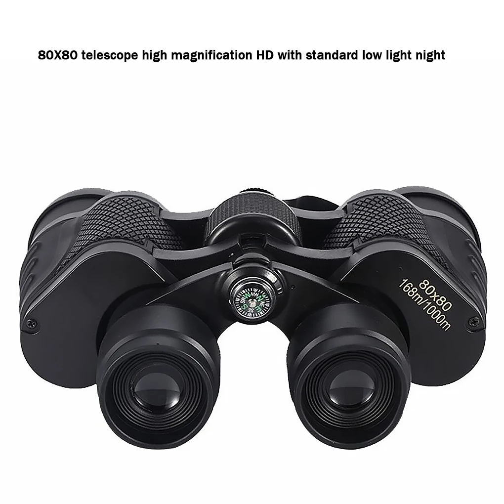 80x80 HD Powerful Binoculars Outdoor Hunting Bird Watching Telescope Optics For Outdoor Hiking Portable Binoculars