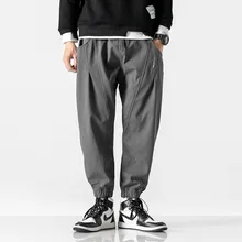 19 зимняя оснастка, брюки, бренд, маленькие ноги, свободные однотонные цвета, 100 наклейки и бархатные штаны