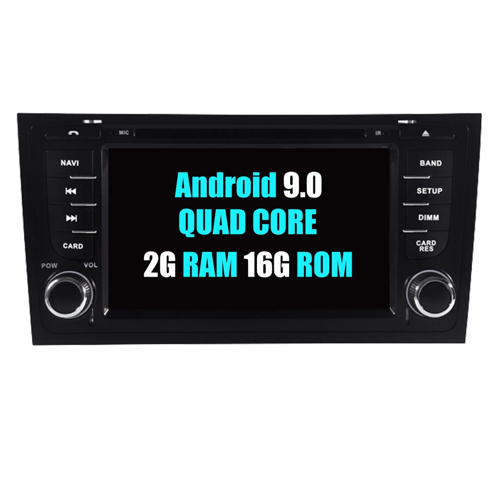 RoverOne Android 9,0 Автомобильная Мультимедийная система для Audi A6 C5 S6 RS6 Радио Стерео DVD gps навигация медиа музыкальный плеер PhoneLink - Цвет: PX30 Android 9.0