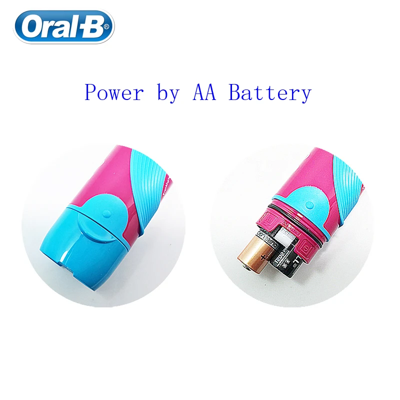 Oral B Детская электрическая зубная щетка с мягкой щетиной Батарея Питание десен