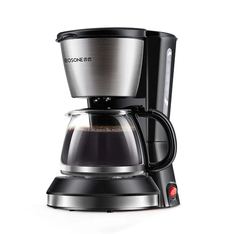 

Freshly ground coffee machine 0.7L drip coffee maker LCD display automatic American coffee machine