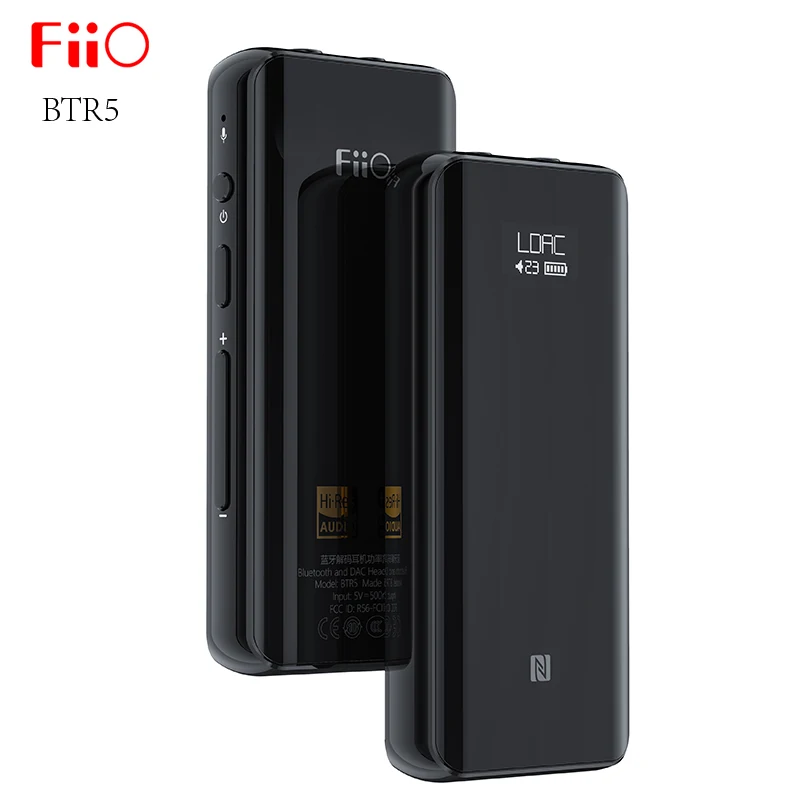 FiiO BTR5 Portable Bluetooth Headphone Amplifier HiRes 3.5mm 2.5mm Balanced AAC/SBC/aptX/aptX LL/aptX H/LDAC