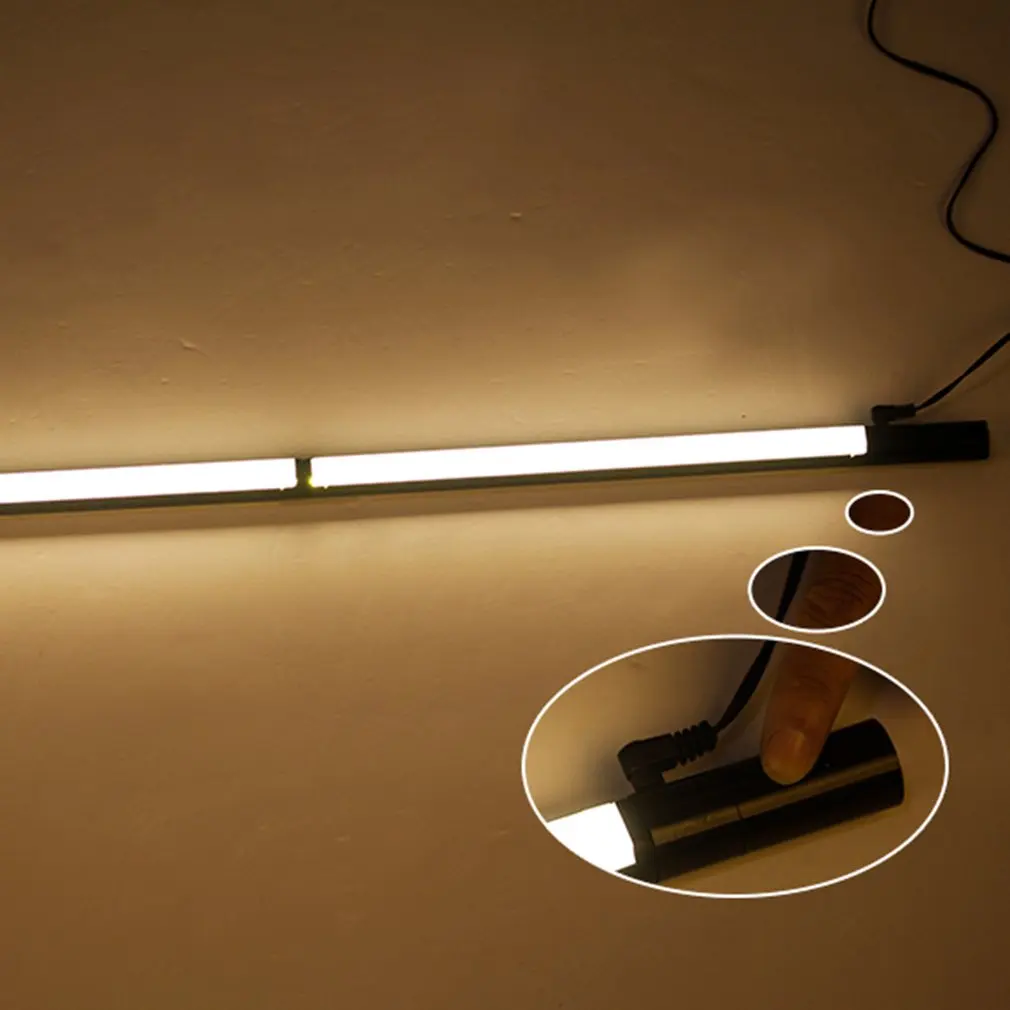 ICOCO Led Hand-sweep Induction Lamp Scanning Motion Sensor Led Night Light Rigid Strip Tape Closet Kitchen Wardrobe Lighting