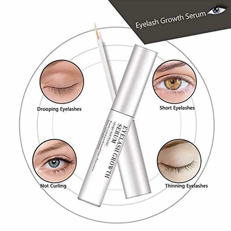 Beauty Eyelash Growth Serum Natural Brow Lash Enhancer Nourish Damaged 5Ml
