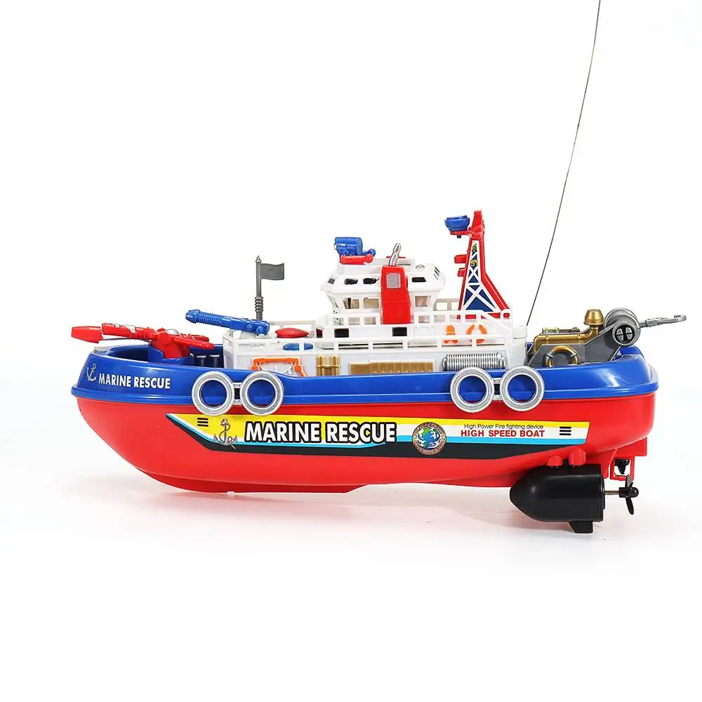 1629 4CH профессиональная Мода Patrol RC лодка военный корабль модели автомобиля детская игрушка без батареи для детей - Цвет: Красный