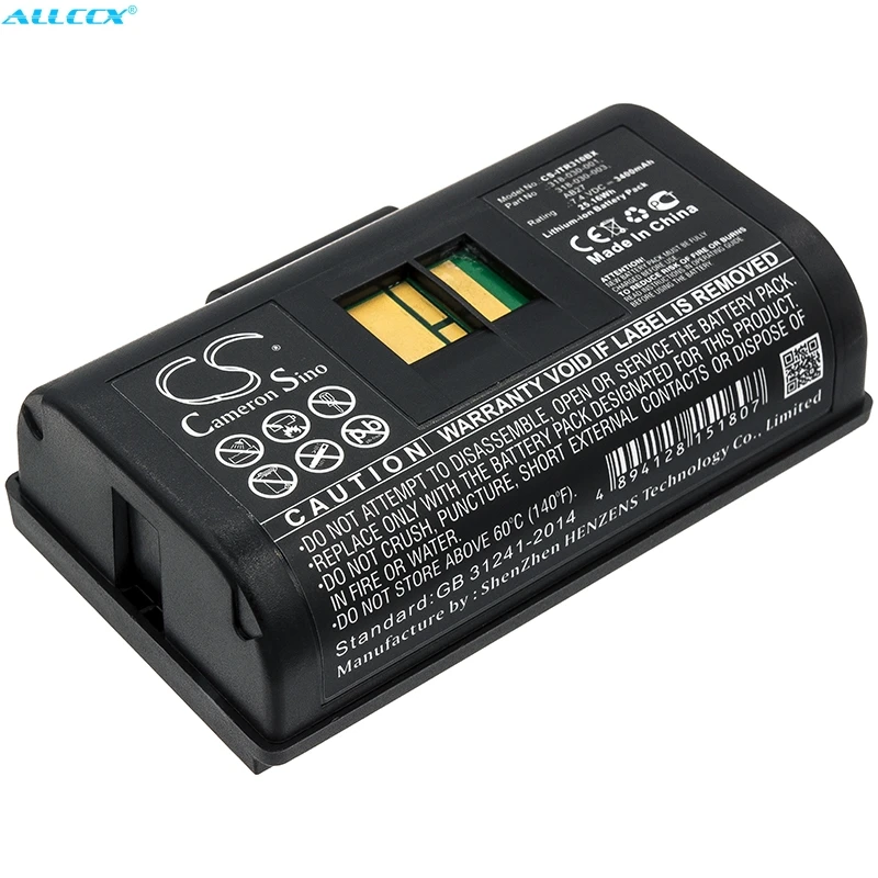 Аккумулятор Cameron Sino 3400mAh 318 030 001318 003 AB27 для Intermec PB21 PB22 PB31 PB32|Цифровые аккумуляторы| |