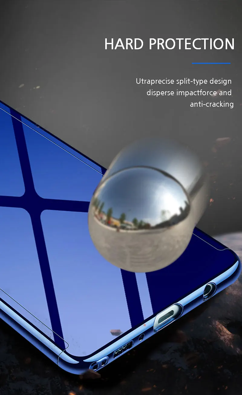 Для samsung Galaxy S10 роскошное покрытие для чехла 360 PC зеркальная поверхность задняя чехол для Galaxy S8 S9 Plus S10e Note 9 8 S7 Edge чехлы