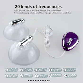 Nipple Stimulation Licking Vibrator Breast Enlargement Masturbator Sex Toys for Women Nipple Chest Massage Nipple Sucker 4