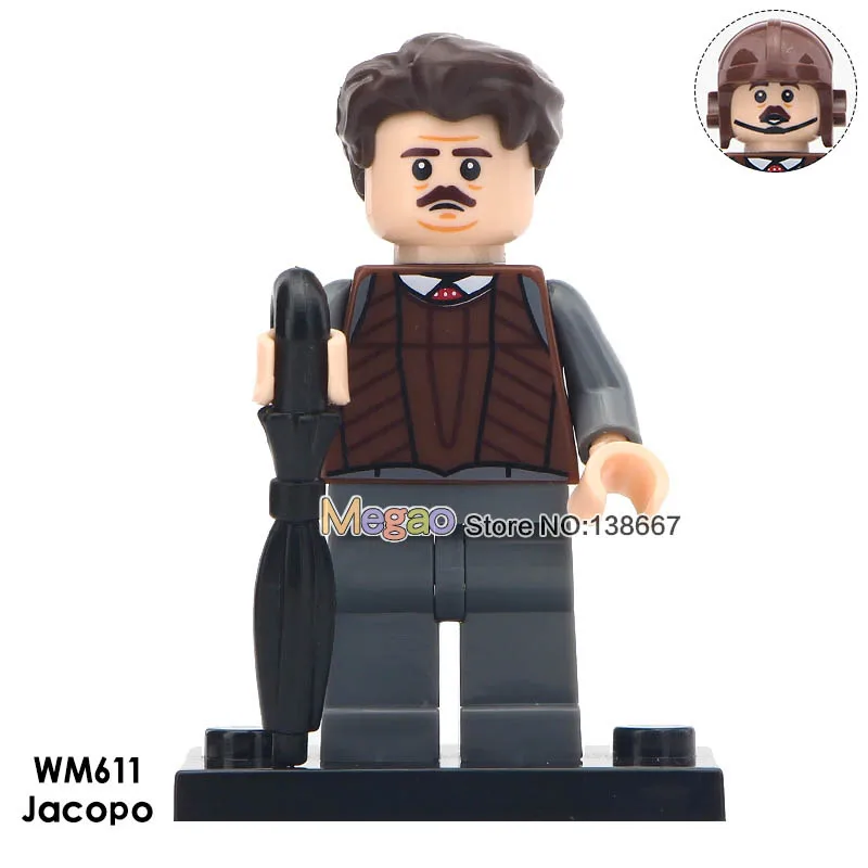 Тёмно-синий 50 pcs/lot Fantastic Beasts Luna Trelawney Dumbledore Mad-Eye Moody Codric Model Building Blocks Kids Toys - Цвет: Тёмно-синий