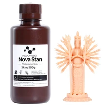 طابعة NOVA3D ثلاثية الأبعاد لون بيج حساس للضوء من الراتنج 40nm LCD SLA UV Anycubic فوتون طابعة أحادية ثلاثية الأبعاد 500g 1000g الراتنج