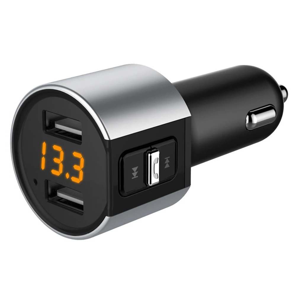 C26S автомобиля Bluetooth FM передатчик 5В/3.4A двойной usb-порт для зарядки поддержка карт флеш-накопителей музыка MP3 плеер передатчик для автомобиля телефонные звонки в режиме Hands-free