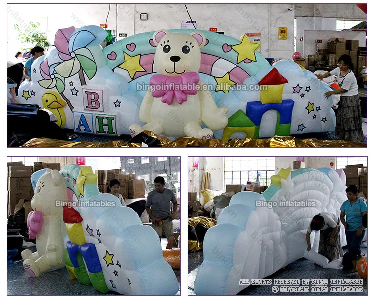 BG-Z0058-Inflatable Bear homes background wall_2