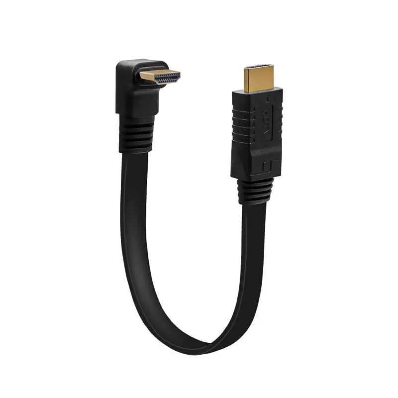 0 3 м Кабель адаптер HDMI к кабель 90 / 270 градусов Плоский 4K X 2K шнур для PS4 монитора