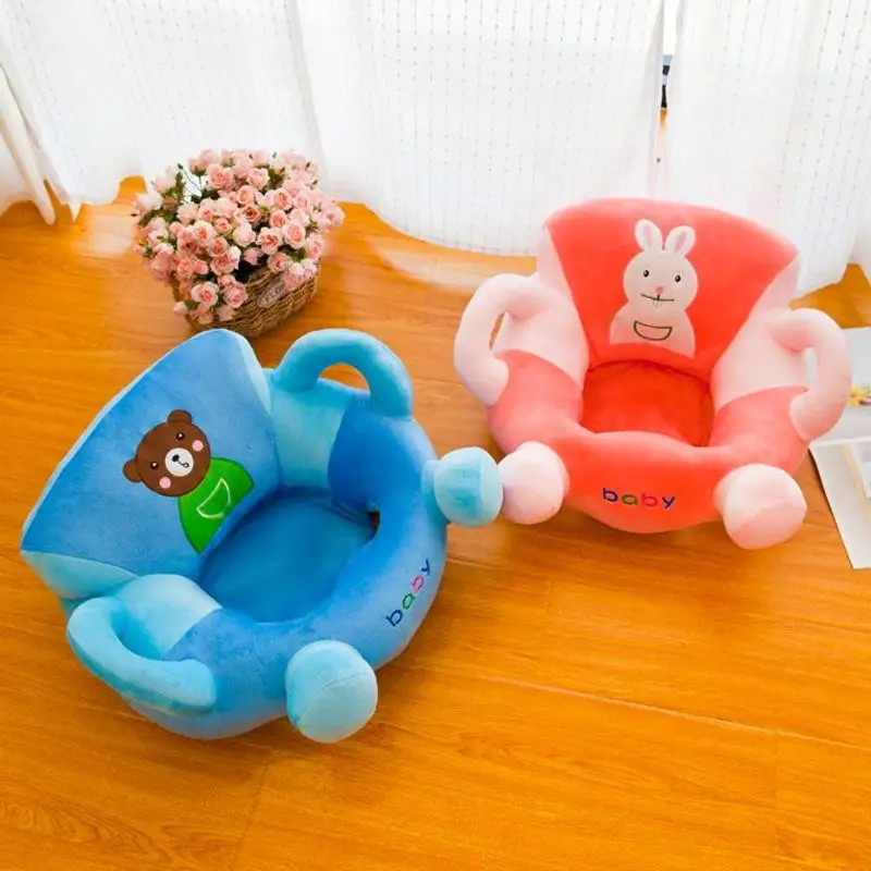 Sheep, Bring Toys Vakind Baby Sofa Baby Chairs Sitting Learning Infant Seat Cartoon Cute Toddlers Sofa Covers Anti-Fall Chair Baby Early Education Gift