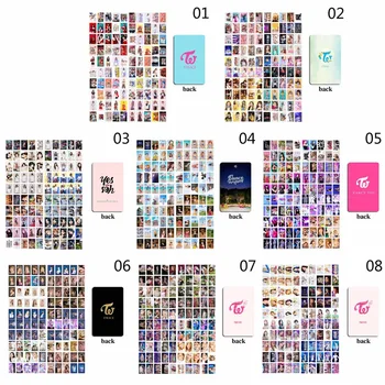 

100PCS/Set KPOP TWICE Girls Photo Card HD Lomo Cards Self Made Paper Photocard Fans Gift Collection